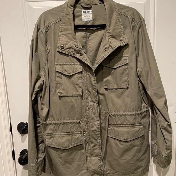 Old Navy Jackets & Coats Old Navy Green Utility Jacket Womens Plus